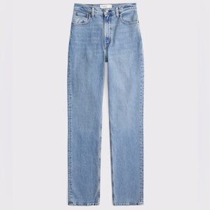 Abercrombie & Fitch the '90s slim straight leg ultra high-rise jeans size 28 EUC